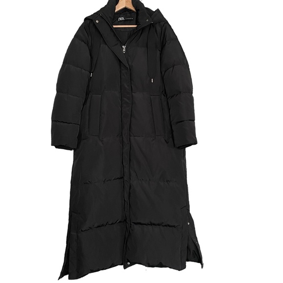 Zara Jackets & Coats Nwt Zara Extra Long Puffer Coat Small Poshmark